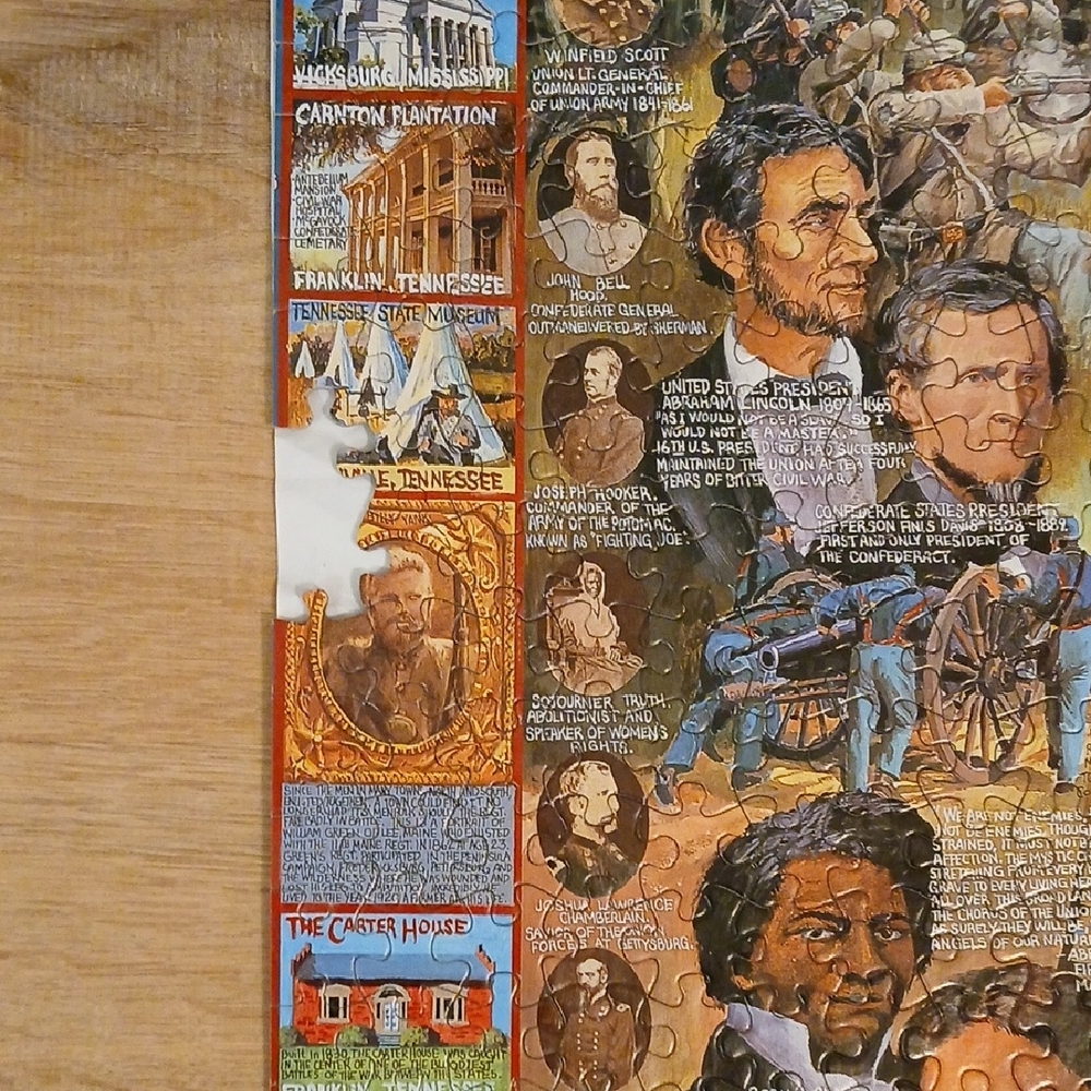 The Civil War Puzzle - 1000 Pieces - Picture 5 of 5